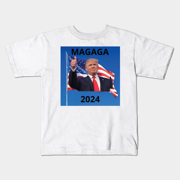 Donald J Trump - Magaga 1 Kids T-Shirt by DJT24